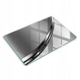 wielofunkcyjna-dekoracyjna-oslona-szklana-xxl-80x52-cm-metalowa-abstrakcja