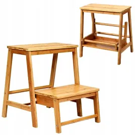 skladane-krzeslo-drabinka-drewniane-stolek-pomocnik-kuchenny-taboret