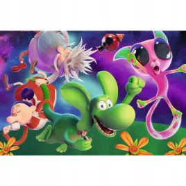 puzzle-100-ukladanka-smok-diplodok-dinozaury-zwierzeta-kot-bajka-5-trefl