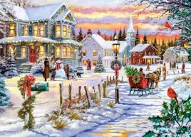 puzzle-180-ukladanka-widok-miasto-snieg-zima-choinka-swieta-kon-7-castor
