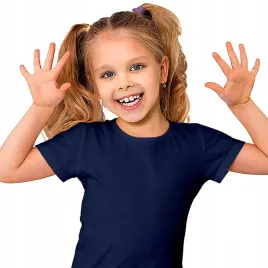koszulka-t-shirt-dla-dziecka-chlopca-dziewczynki-niebieska-122-128