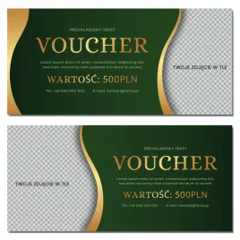 vouchery-upominkowe-zielone-zlote-matowe-350g-dl-projekt-gratis-100-sztuk