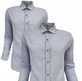 koszula-letnia-casual-slim-kombinowany-rekaw-blue-3xl
