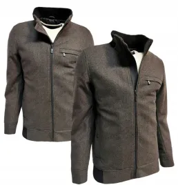 kurtka-meska-krotka-flausz-welna-przejsciowa-braz-4xl