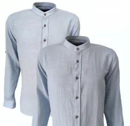 koszula-letnia-casual-podwijany-rekaw-blue-3xl
