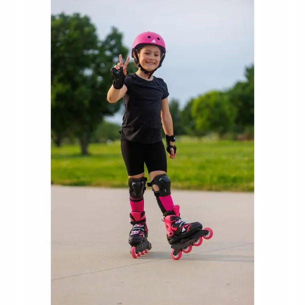 rolki-rollerblade-microblade-black-pink-28-32-stan-nowy-kolor-czarny
