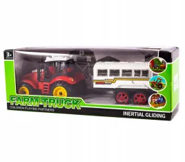 traktor-z-przyczepa-pojazd-rolniczy-rozne-kolory