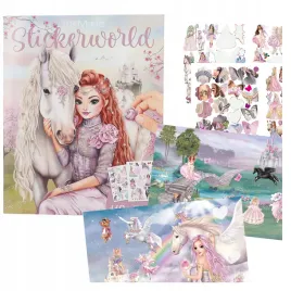 top-model-kolorowanka-stickerworld-viva-viole-zestaw-z-naklejkami