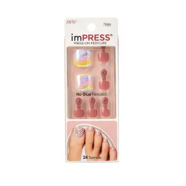 sztuczne-paznokcie-do-stop-honey-bee-press-on-pedicure-kiss-1-zestaw