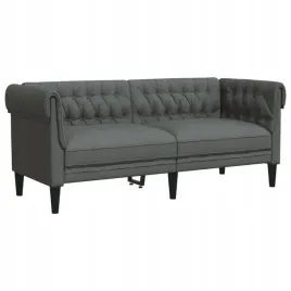 sofa-chesterfield-dwuosobowa-ciemnoszara-obita