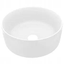luksusowa-okragla-umywalka-matowa-biel-40x15