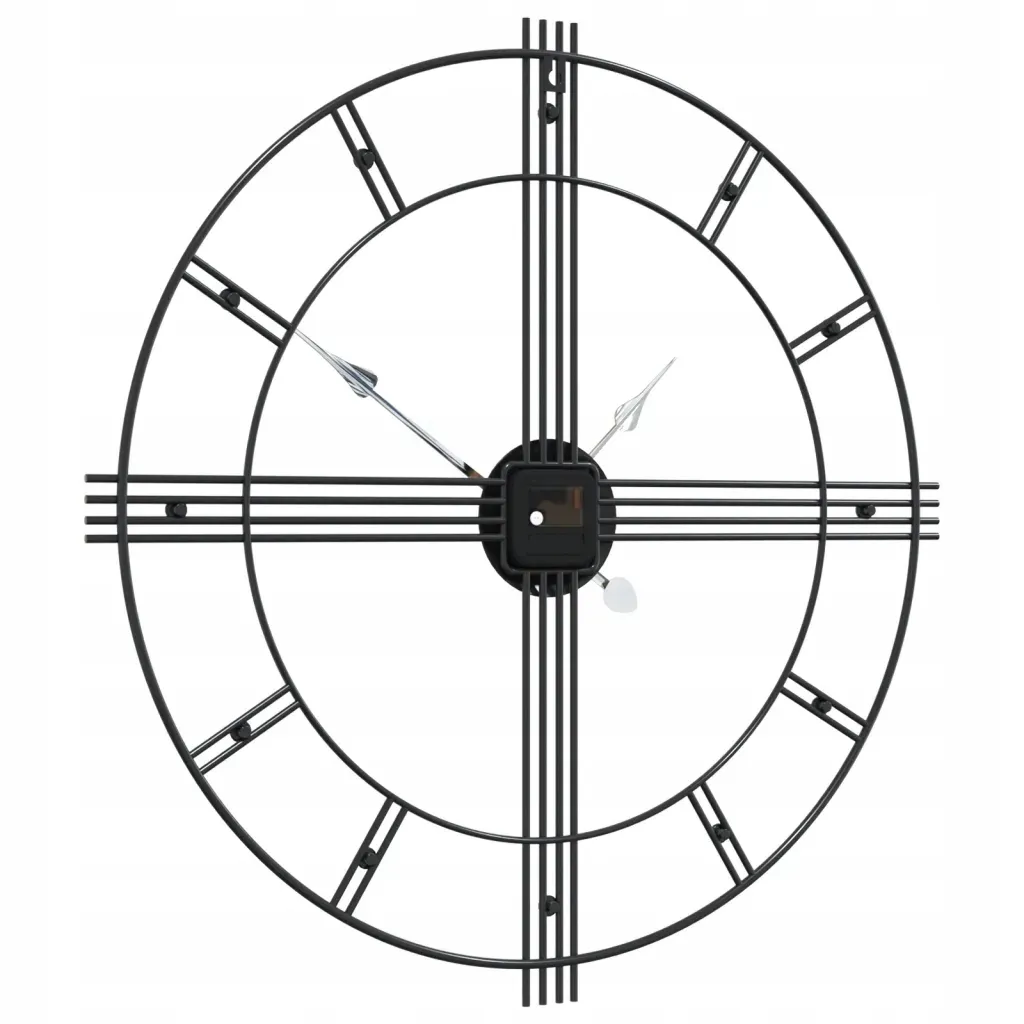 zegar-scienny-czarny-o60-cm-zelazo-stan-nowy