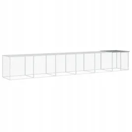 klatka-dla-kurczat-z-dachem-jasnoszara-603x98x