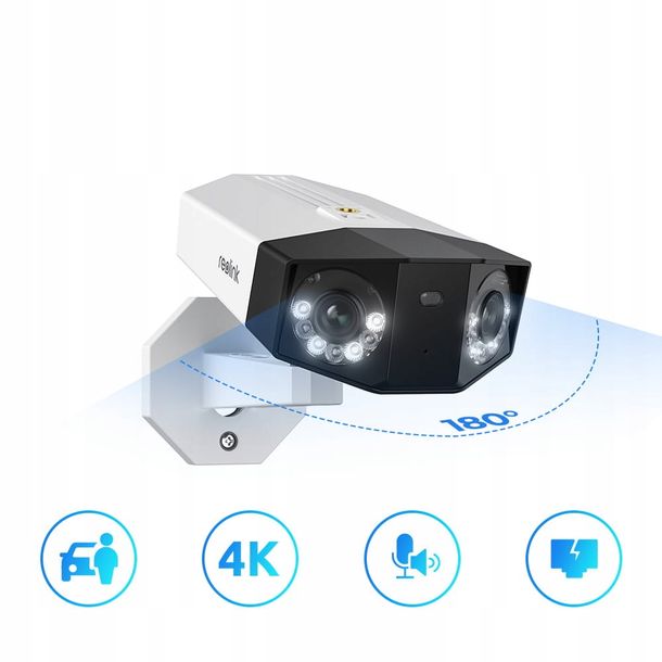 ﻿nowość_ Reolink Duo 3 Series P750 Kamera 16MP 8K UHD 2 Obiektywy 180 stopni