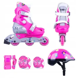 rolki-dzieciece-regulowane-zestaw-worker-polly-rozmiar-m-34-37