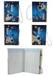 zeszyt-kolowy-notes-dla-dzieci-kosmos-prezent-zestaw-4szt