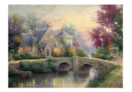 puzzle-1000el-chatka-nad-strumieniem