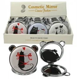 kotki-kosmetyczne-lusterko-kieszonkowe-do-torebki-dla-kobiet-zestaw-12szt