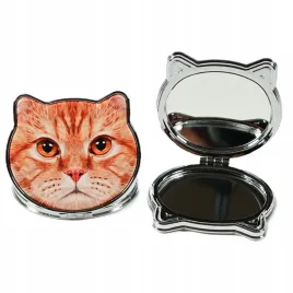 koty-lusterko-kosmetyczne-kieszonkowe-do-torebki-prezent-rozne-kolory