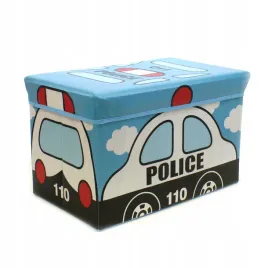 pojemnik-na-zabawki-skladany-kufer-pufa-policja