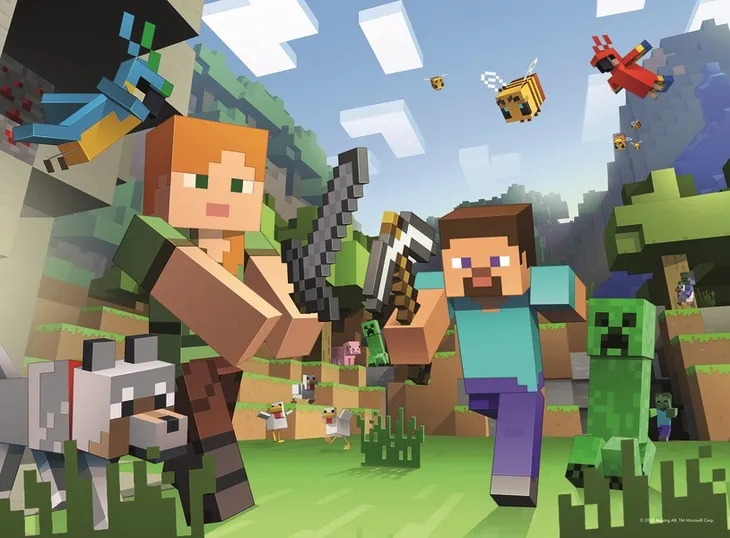 puzzle-xxl-100-minecraft-kolekcja-puzzle