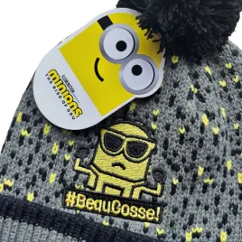 czapka-dziecieca-minions-dla-chlopca-zimowa-z-pomponem