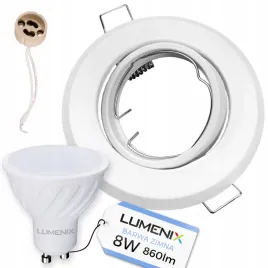 zestaw-oprawa-halogenowa-biala-okragla-zarowka-gu10-led-8w-zimna