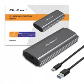 qoltec-solidna-obudowa-kieszen-nv2271-na-dysk-m-2-ssd-sata-nvme-usb-c-2tb