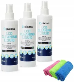 3x-plyn-do-czyszczenia-ekranow-monitorow-tv-lcd-oled-250ml-mikrofibra