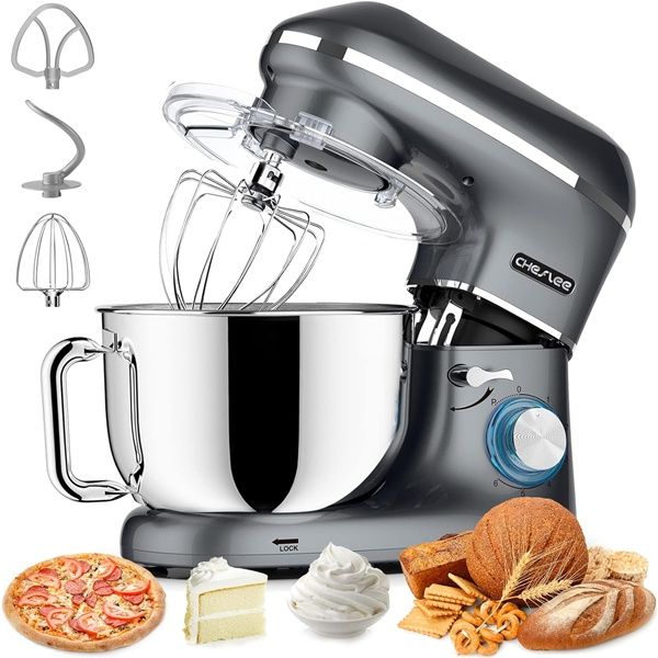 Robot Kuchenny Planetarny Mikser 5.5L 1500W CHEFLEE SM-1504 B (P)