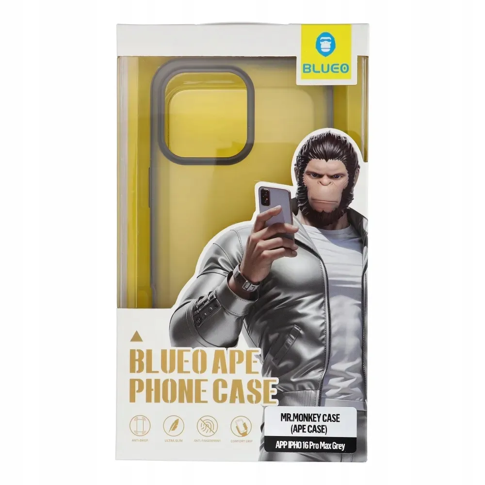 blueo-ape-phone-case-apple-iphone-16-pro-max-szary-stan-nowy