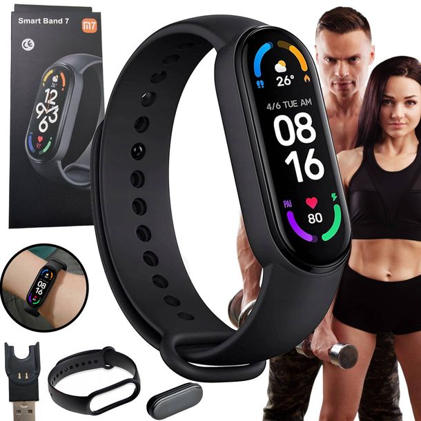 SMARTWATCH SMARTBAND ZEGAREK OPASKA SPORTOWA M8 KROKOMIERZ PULSOKSYMETR KOL