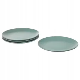 talerz-obiadowy-plaski-plytki-matowy-jasnoturkusowy-26cm-4szt-ikea-fargklar