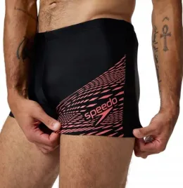 bokserki-speedo-medley-logo-czarne-czerwone-m-uk34