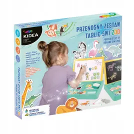 przenosny-zestaw-tablic-5w1-magnetyczna-scieralna-kredowa-magnesy-zoo-kidea