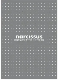narcissus-blok-a4-60k-kropki-szary-notes-do-bullet-journal