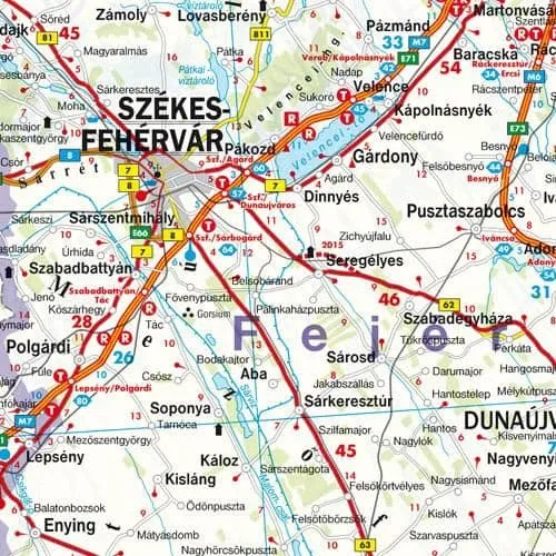 mapa-wegry-1-400-000-typ-publikacji-mapa-samochodowa