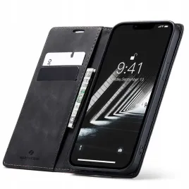 spacecase-etui-wallet-do-iphone-14-case-pokrowiec-czarny-z-karabinczykiem