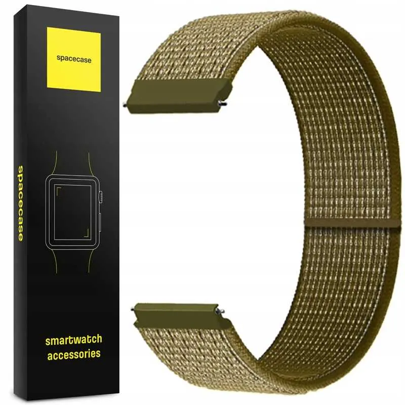 spacecase-pasek-do-zegarka-sc-nylon-strap-22mm-olive-do-garmin-fitbit