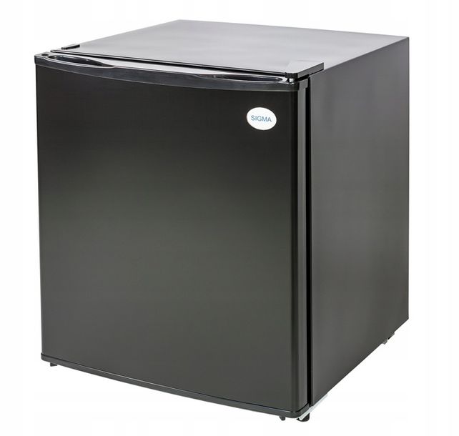 ﻿Mini lodówka do Biura Hotelu Czarna 50cm 43L Minibar Podblatowa Cicha
