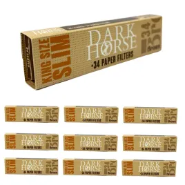 10-x-bletki-dark-horse-brown-ks-slim-34-bibulki-filtry-filterki-brazowe