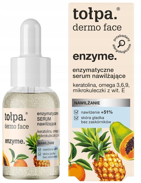 ﻿ENZYMATYCZNE SERUM NAWILŻAJĄCE Z WIT.E NA WĄGRY ZŁUSZCZA I WYGŁADZA TOŁPA