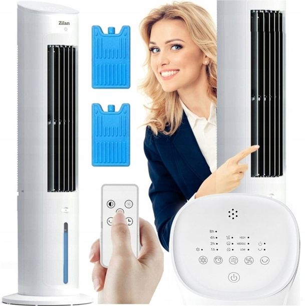 WENTYLATOR KLIMATOR KOLUMNOWY AROMA XXL 106CM 3L LED PILOT MEGA MOC 60W