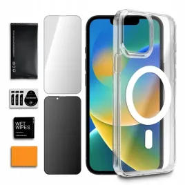 etui-case-do-iphone-14-bezbarwne-clear-magsafe-2-szkla-matowe-i-hartowane