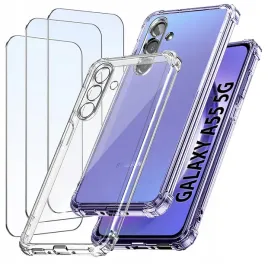 zestaw-etui-do-samsung-a55-5g-anti-shock-clear-wzmacniane-3-sztuki-szklo