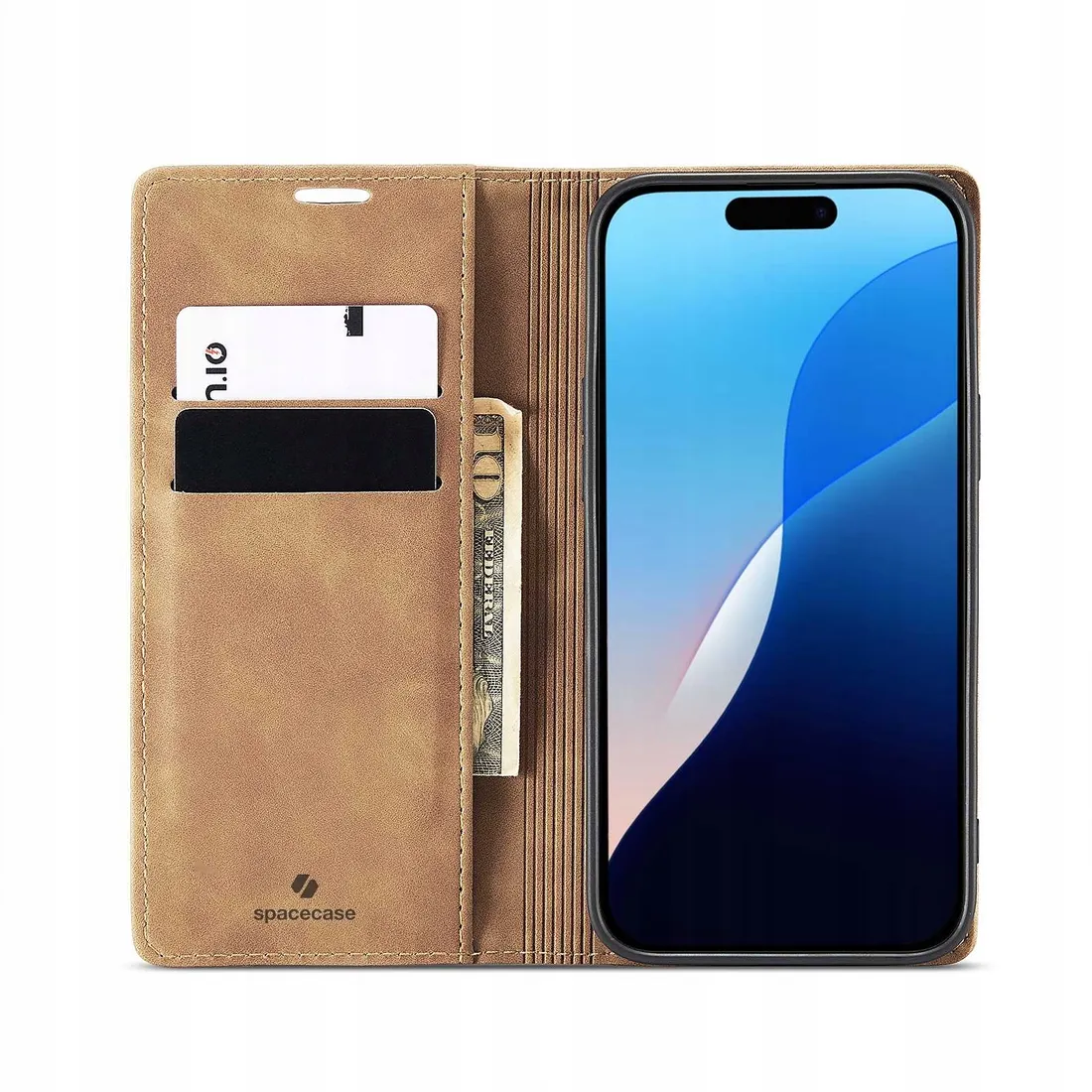 spacecase-etui-case-pokrowiec-sc-wallet-do-iphone-16-brazowe