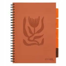 kolozeszyt-strigo-a4-project-book-floral-ceglany-kratka