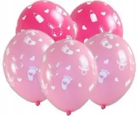 balony-baby-shower-dziewczynka-5szt