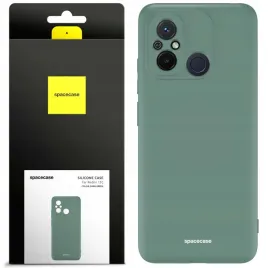 spacecase-etui-silikonowe-case-do-telefonu-xiaomi-redmi-12c-dark-green