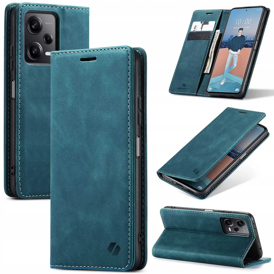 spacecase-etui-wallet-do-poco-x5-pro-note-12-pro-pokrowiec-niebieski